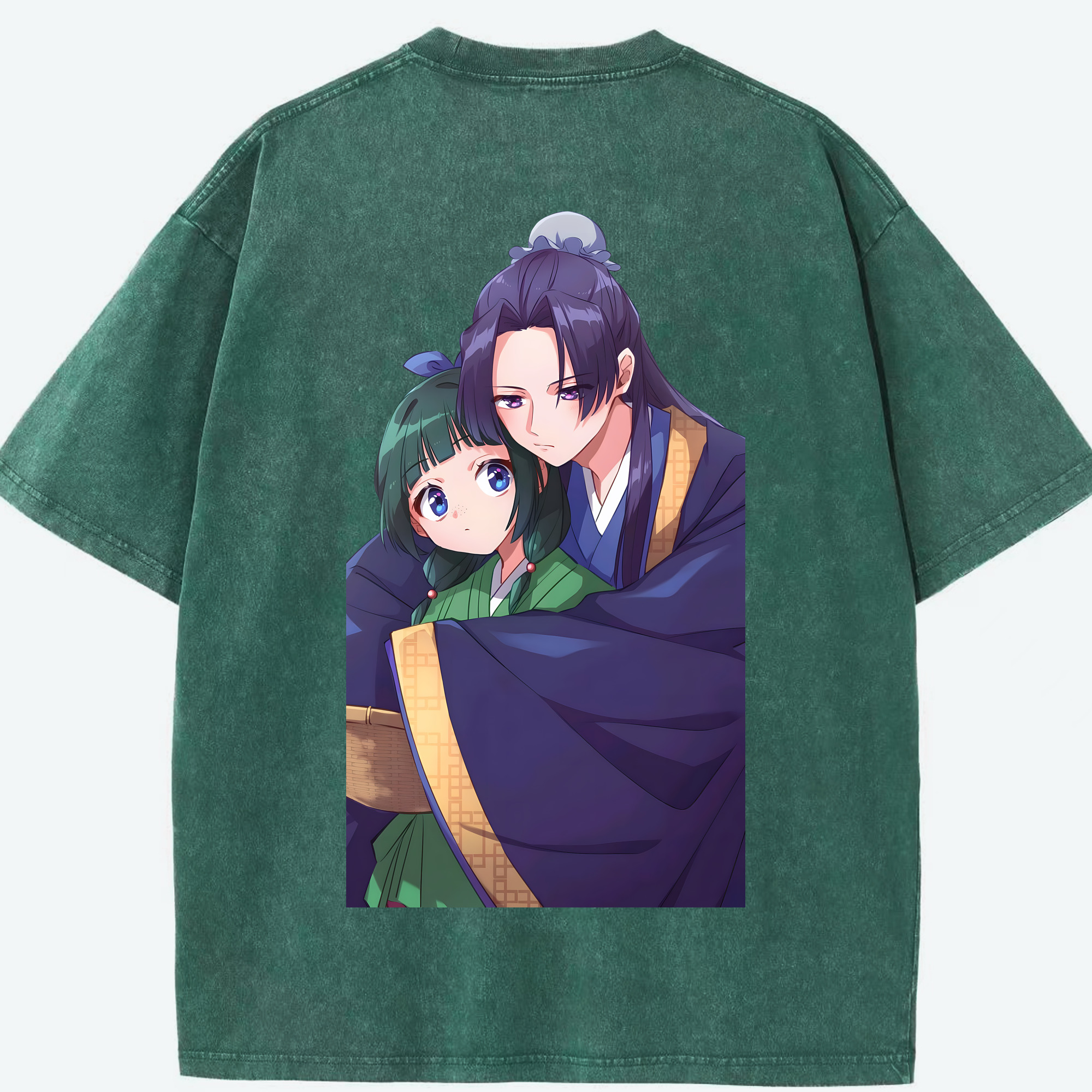 （画像用） 薬屋のひとりごと The Apothecary Diaries 綿100% ヴィンテージ風 半袖Tシャツ（背面プリント）